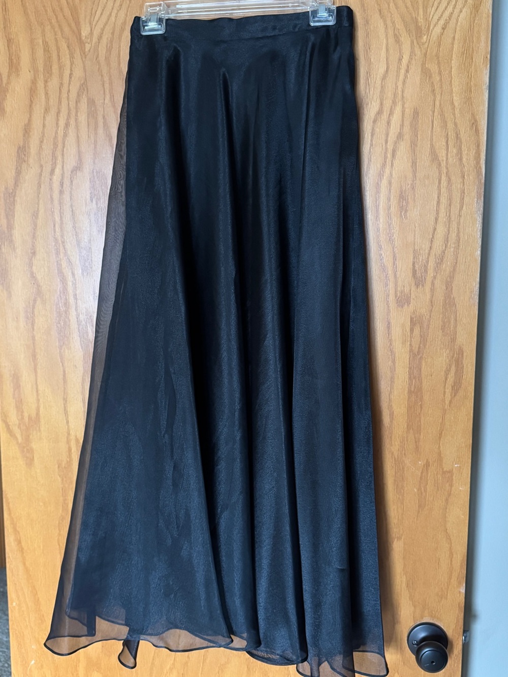 J.B.S. Black Sheer Maxi Skirt